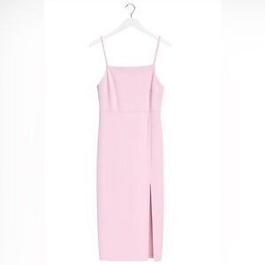 OWIN Women's NEW Adjustable Straps Sleeveless High Waist Split Midi Dress.